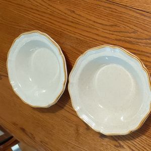 Vintage MIKASA Garden Club 2 Stoneware Serving dish